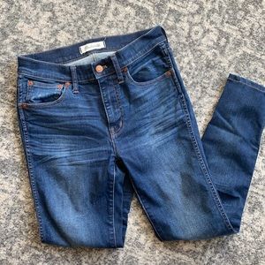 Madewell 9” High Riser Skinny Skinny Jeans - DAMAGED